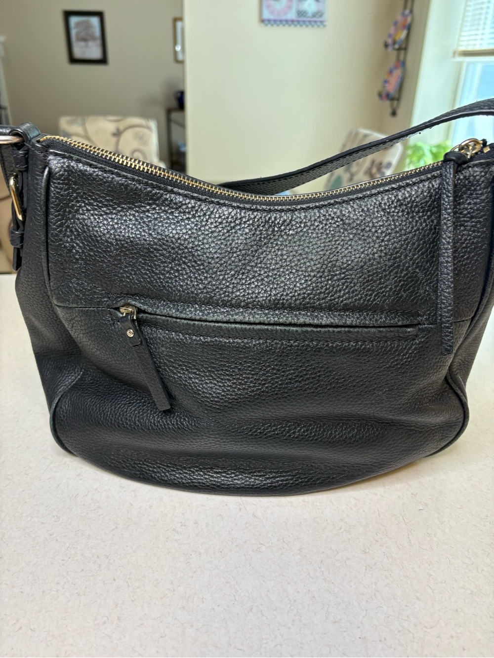 Kate Spade Black Leather Shoulder Bag - Picture 3 of 8